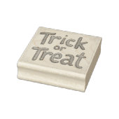 trick or treat rubberstempel (Stempel)