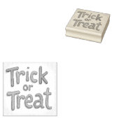 trick or treat rubberstempel (Gestempeld)