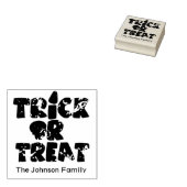 Trick or treat rubberstempel (Gestempeld)