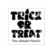 Trick or treat rubberstempel (Afrduk)