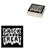 Trick or treat rubberstempel (Gestempeld)