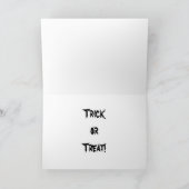 Trick or treat, ruik aan mijn voeten kaart (Binnen)