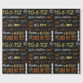 Trick or treat Ruik mijn Feet Cadeaupapier (Vlak)