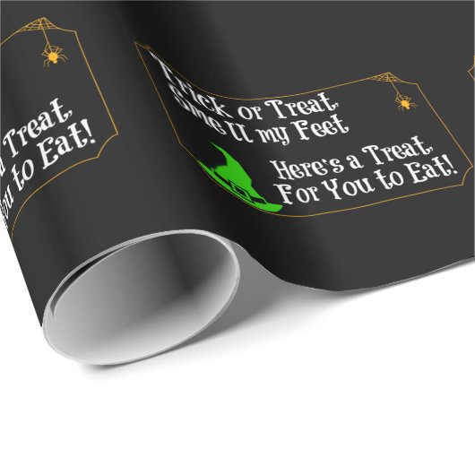 Trick-or-Treat Ruik Mijn Feet Cadeaupapier (Rol Hoek)