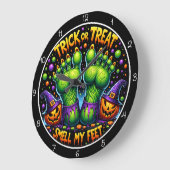 Trick or treat Ruik mijn Feet Grote Klok (Hoek)