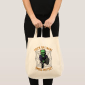 Trick or treat ruikt mijn voeten Frankenstein Tas (Voorkant (product))