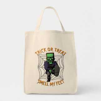 Trick or treat ruikt mijn voeten Frankenstein Tas