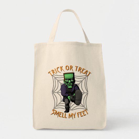 Trick or treat ruikt mijn voeten Frankenstein Tas (Voorkant)