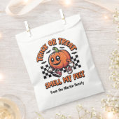 Trick or treat ruikt mijn voeten Halloween Bedankzakje (Geknipt)