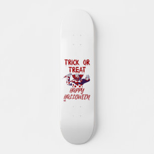 "TRICK OR TREAT SCARY CLOWN" halloween grappig Persoonlijk Skateboard