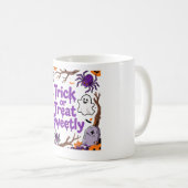 Trick or Treat Schattig Koffiemok (Voorkant rechts)