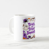 Trick or Treat Schattig Koffiemok (Voorkant links)