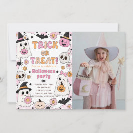 TRICK OR TREAT SCHATTIGE HALLOWEEN KAART