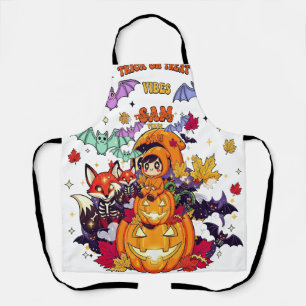 Trick or Treat Schattige Halloween Schort