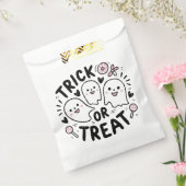 Trick or treat Schattigee Ghost Treat Bag Bedankzakje (Gezegeld)