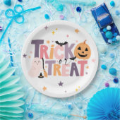 Trick or treat Schattigee Halloween Ballon Decor Papieren Bordje (Feest)