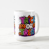 TRICK OR TREAT | Schattigee Halloween Bash Party Koffiemok (Voorkant rechts)