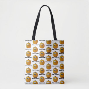Trick or treat Schattigee Halloween pompoen Cartoo Tote Bag