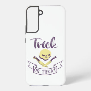 Trick or treat schedel gekruiste beenderen Hallowe Samsung Galaxy Hoesje