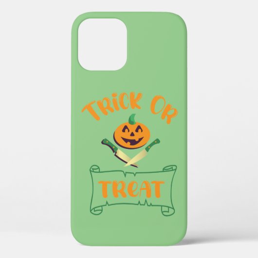 Trick or treat schedel Halloween pompoen gezicht Case-Mate iPhone Case (Achterkant)