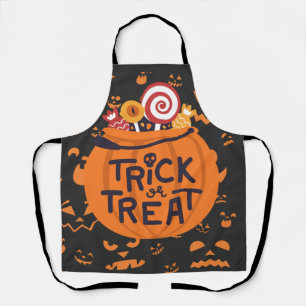 Trick or Treat Schorten Halloween All-Over Print