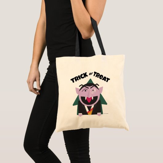 Trick or treat Sesamstraat Halloween Tote Bag (Voorkant (product))