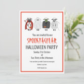 Trick or treat Sheep in Costumes Halloween Party Kaart (Staand voorkant)