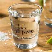 Trick or treat Shot Glass | Happy Halloween Party Shot Glas