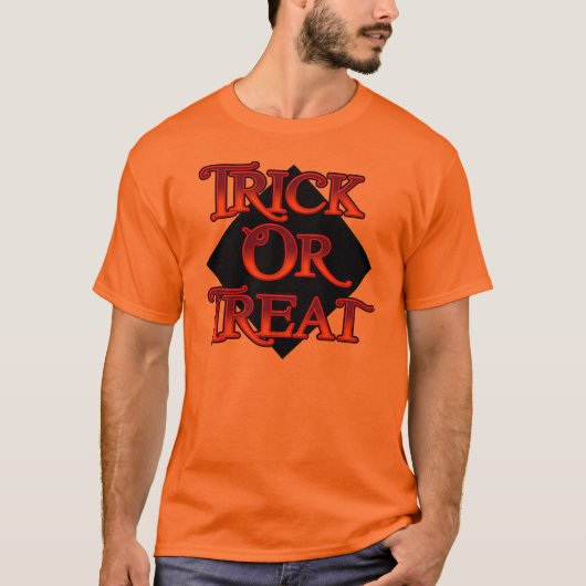 TRICK OR TREAT SINAASAPPEL T SHIRT (Voorkant)