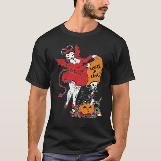 Trick or treat SindiT-Shirt T-shirt (Voorkant)