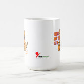 Trick or Treat… Sit! Funny Halloween Dog Desig Koffiemok (Center)