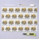 Trick or treat skeletten heks wit halloween tissuepapier (Craft)