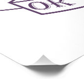 Trick or treat skull crossbones Halloween ribbon Foto Afdruk (Hoek)