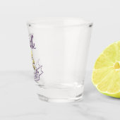 Trick or treat skull crossbones Halloween ribbon Shot Glas (Rechts)