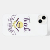 Trick or treat skull crossbones Halloween ribbon T Case-Mate iPhone Case (Achterkant (horizontaal))
