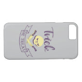 Trick or treat skull crossbones Halloween ribbon T Case-Mate iPhone Case (Achterkant (Horizontaal))