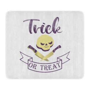 Trick or treat skull crossbones Halloween ribbon T Snijplank