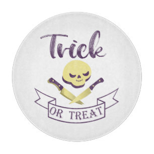 Trick or treat skull crossbones Halloween ribbon T Snijplank