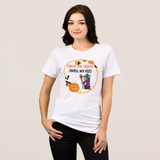Trick or Treat Smell My Feet Funny Halloween Tees