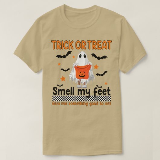 Trick or treat smokkelt me iets goeds t-shirt (Design voorkant)