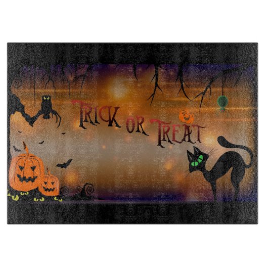 Trick or treat snijplank (Voorkant)