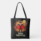 Trick or treat Snoep Bag voor Halloween - Vamire Tote Bag (Achterkant)