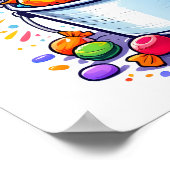 trick-or-treat-Snoep-emmer Poster (Hoek)