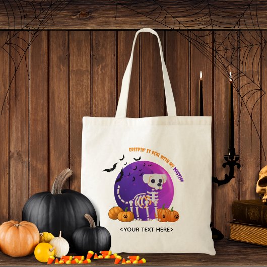 Trick or treat Snoep Halloween Canvas tas