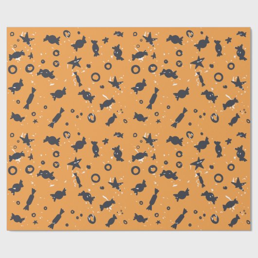 Trick or treat Snoep Halloween-opvulpapier Cadeaupapier (Vlak)