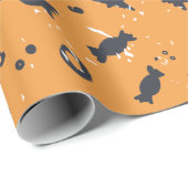 Trick or treat Snoep Halloween-opvulpapier Cadeaupapier (Rol Hoek)