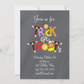 Trick or treat Snoep Kaart (Voorkant)