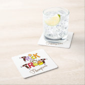 Trick or treat Snoep Kartonnen Onderzetters (Insitu)