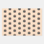 Trick or treat Snoep ketel Inpakpapier Vel (Voorkant)