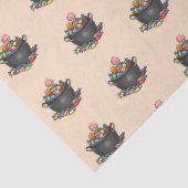 Trick or treat Snoep ketel Tissuepapier (Detail)